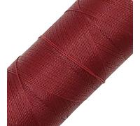 LINHASITA Waxed Thread 100gr / 360 Metres 0.5 mm Thick Polyester Macrame 30 Colours - burgundy