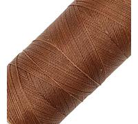 LINHASITA Waxed Thread 100gr / 360 Metres 0.5 mm Thick Polyester Macrame 30 Colours - Chocolate Brown