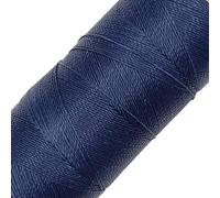 LINHASITA Waxed Thread 100gr / 360 Metres 0.5 mm Thick Polyester Macrame 30 Colours - navy