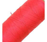 LINHASITA Waxed Thread 100gr / 360 Metres 0.5 mm Thick Polyester Macrame 30 Colours - Pink Neon