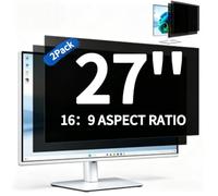 Linhee 2-Pack 27-inch 16:9 Computer privacy screen for monitor, Anti-Spy