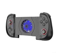 Linhexis Mobile Game Controller with Built-in Cooling Fan(Black) | Stretchable Design for Comfortable Grip, Lightweight ABS Gaming Handle for Travel