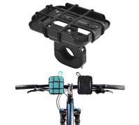 Linhexis Portable Speaker Mount for JBL GO 5/GO 4/GO 3, Bike Motorcycle Holder Bracket, 70-200mm Tube Fit, Robust ABS