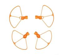 Linhexis Propeller Guard Cover for DJI Lito 1/X1, PC Shield 4-Pack(Orange) | PC Material, Safeguards Against Falls & Scratches, 14.6x11.8x1cm, 4-pack, Easy Install, Black/grey/orange