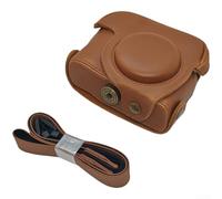Linhexis Vintage Retro Camera Protective Case with Strap for Canon for g16 | PU Leather, Drop & Scratch Protection, 10x8x5cm Compact Size, Includes Short Strap, Black/brown/coffee Options