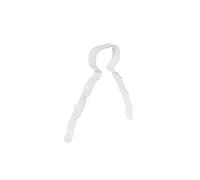 LINIAN Fire Clips (Double) 6-8 mm, White, Pack of 100