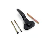 Liniar Bi-Fold Door External Handle, Slimline Ergonomic Design, 92mm PZ Centres, Black or White, for Liniar Folding Door Systems (Black)