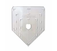 Linic Plastics Bunting Templates, Choice of Shape, Clear Plastic, Pennant, Flag, Triangle (S7886) Free UK Postage (Shape B : Single Point Squared Top Pennant)