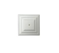 Linic Plastics Pack of 10 Plastic Fence Post Caps in White to fit a 3" Square Fence Post, Rot Proof. (GT0044). UK Made. Free UK Postage