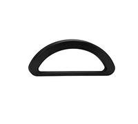 Linic Products UK Made Bag/Purse Handles, Plastic, D' Shaped, Black Handles for Making Your own Bags. (S7854)