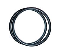 Linic Products UK Made Bag/Purse Handles, Plastic, Round, Black, 1 Pair, Large 20cm, Macrame, Sewing (S7797). Free UK Postage.