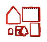 Linic Products UK Made Gingerbread House Cookie Cutter Set (S7865) Free UK Delivery