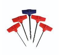 Linic Products UK Made Twist Gimlet Screw Awls, Set of Five, Various Sizes (W8073). Free UK Postage.