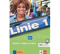Linie 1: Kurs- und Ubungsbuch A2.1 mit DVD-Rom