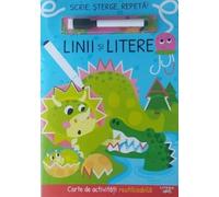 Linii si litere. Carte de activitati reutilizabila