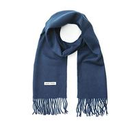 linişte 100% Wool Scarf - Men and Women Winter Warm Soft Luxurious Solid Colors Gift Box, Turquoise, True to size