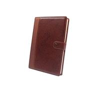 Linjolly B5 Notepad Business Notebook Travel Journal 120 Sheets 240 Pages Thick Paper Perfect for Notes Homework (Color : Brown)