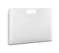 Linjoy 4pcs Waterproof Art Portfolio Folder with Handles, Art Storage Bag for Drawing, Sketching, Photography, Posters, Materials, Protect & Organize Your Artwork