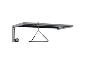 Link 55 Wall coat rack with hat shelf Mox hook on the left - MOX LINK 55 HAKEN LINKS