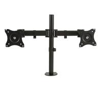 Link Accessori LKBR07 27" Clamp/Bolt-through Black flat panel desk mount - flat panel desk mounts (Clamp/Bolt-through, 75 x 75 mm, 100 x 100 mm, 75 x 75,100 x 100 mm, Computer monitor, -45 - 45°)