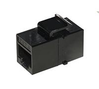 LINK ADAPTER THROUGH 2X8 POLES RJ45 UTP UNSCREENED CAT.6 WITH HOOKS FOR PANELS