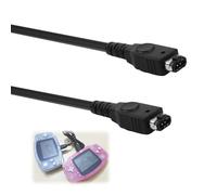 Link Cable Connect Kabel für 2 Spieler Nintendo GBA Gameboy Advance und SP -120cm, für gameboy advance sp ladekabel, Kompatibel mit GBA und GBA SP, Schwarz