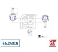 Link/Coupling Rod, stabiliser bar for ALFA ROMEO GIULIA FEBI BILSTEIN 183327