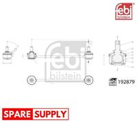 LINK/COUPLING ROD, STABILISER BAR FOR HYUNDAI KIA FEBI BILSTEIN 192879