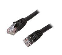 Link Depot Cat. 6e Network Cable 25 ft Cable 7.62 m Black - Network cable (3 m, Black)