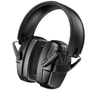 Link Dream Ear Defenders Adults, Kids Ear Defender Children for Autism, SNR 35dB Noise Reduction Safety Earmuffs Ear Protectors, Hearing Protection for Shooting Mowing, 1 Pack, Black