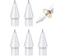 Link Dream Upgraded Replacement Tips Compatible with Apple Pencil 2nd Generation/ 1st Generation Tip, iPencil Nibs Accessories for Apple Pencil 1/2/Pro/USB-C, iPad Pro/Air/Mini (5 Pack, Pointed)