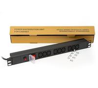 LINK lk10052 MULTIPRESA 9 Female IEC C13 Sockets for Rack Cabinets 19 "