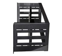 LINK LK19RAIL 4U Cabinet Bracket 19" for Din Rail Installation Devices Black Color