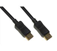 LINK LKCDP1450LS03 - Pack of 3 DisplayPort 1.4 Ultra HD 8K×4K 60Hz 5m - 32.4Gbps Copper TPE Halogen-Free Gold Contacts - Male/Male, Compatible PC, Monitor, Gaming
