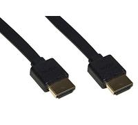 LINK LKCHDUS203 - Pack of 3 HDMI Ultra Slim 4K 6ft Flat Cables - Space-Saving Mini Connectors - Compatible with PC, Notebook, HDTV