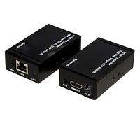 LINK LKEXT161 Hdmi Extender Via Cat 6 Network Cable Up To 60 Meters 1080P with Infrared Control, Black