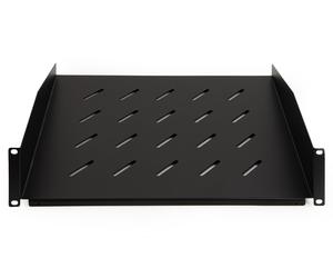 LINK LKRIP350N2U Shelf for Cabinet 19 Inch 2U, Depth 350 mm, Black