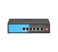 LINK LKSPOE4G1 Gigabit Network Switch 4 PoE+ Ports 60W + 2 Uplink Ports 10/100/1000 - Fast Power and Network Connection for Office and Professional Plants