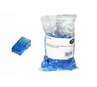 LINK PACK of 100 CONNECTORS 8 POLE CAT 5E UTP UNSCREEN RJ45 BLUE