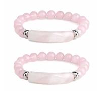 link pheromone bracelet for women 8mm stretch bracelet with healing crystal beads rose quartz pheromone bracelet handmade good luck chakra stones jewelry for, Ajustable, Polyester, No gemstones.