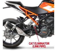 Link Pipe For Remove Catalyst Leovince Ktm Rc 390 2017 > 2020