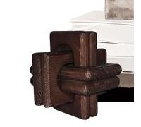 Link Wood Knot Decor - Hand Carved Coffee Table Decoration | Rustic Objects Boho Decorations for Housewarming Wedding Desktop Living Room Bedroom Bookshelves