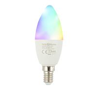 Link2Home L2HE145W Wi-Fi Led Ses (E14) Opal Candle Dimmable Bulb White + Rgb 400 Lm 5W