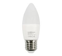 Link2Home Wi-Fi LED ES (E27) Opal Candle Dimmable Bulb, White + RGB 470 lm 5.5W