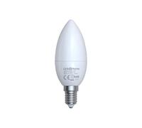 Link2Home Wi-Fi LED SES (E14) Opal Candle Dimmable Bulb, White + RGB 400 lm 5W