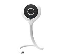 Link2Home WiFi Indoor USB Camera with Flexible Neck, Audio, Temperature and Motion Sensor - For Home Security, Baby Monitor, Pet Cam (White)