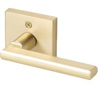 Linkaa Square Door Handles for Cupboard (2 Pack), 1 Pack, Stained Brass