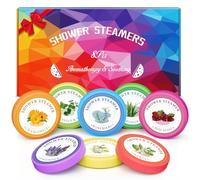 Linkax Shower Steamers Aromatherapy 8 Pcs, Christmas Gift for Women