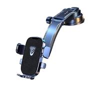 LINKCOOL Universal Car Phone Holder, 360° Rotating Suction Cup & Air Vent Mount - Strong Auto-Clip for Dashboard/Windshield/Vent, One-Button Release, Fits All 4-7.2Inch Smartphones