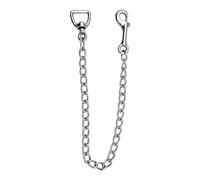 Linked Horse Training Chain with Spring Clip and Fitting | Nickel-Plated Chain Finish, Straightforward Wipe-Clean Upkeep, Spring Clip and Fitting for Routine Horse